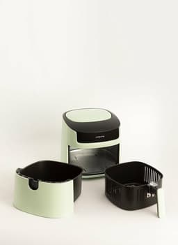 CREATE Fryer Air Pro Large Enkel 6,2 l Vrijstaand 1800 W Heteluchtfriteuse Zwart, Lichtgroen — thumbnail 2