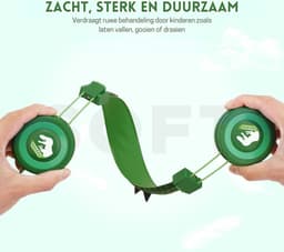 StayPowered Kinderhoofdtelefoon - Perfect voor Jonge Avonturiers - Schattig Design - Stereo Geluid - Ingebouwde Microfoon - Instelbaar en Opvouwbaar - Universele Compatibiliteit - Zacht Gevoerd - Roze of Groen - Levering Sneller dan Aangegeven! — thumbnail 3