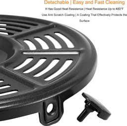 Air Fryer Silico Bumpers Geschikt voor AF100 AF161 Air Fryer Crisper Plate, 8 Stuks Air Fryer Vervangende Rubberen Tips Air Fryer Vervangende Onderdelen — thumbnail 3