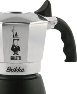 Bialetti Brikka Revolution 4 Kops – Espressopot met Crema – Aluminium Mokapot – Authentieke Italiaanse Koffie — thumbnail 4