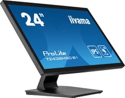 iiyama ProLite T2438MSC-B1 computer monitor 60,5 cm (23.8") 1920 x 1080 Pixels Full HD LED Touchscreen Zwart — thumbnail 1