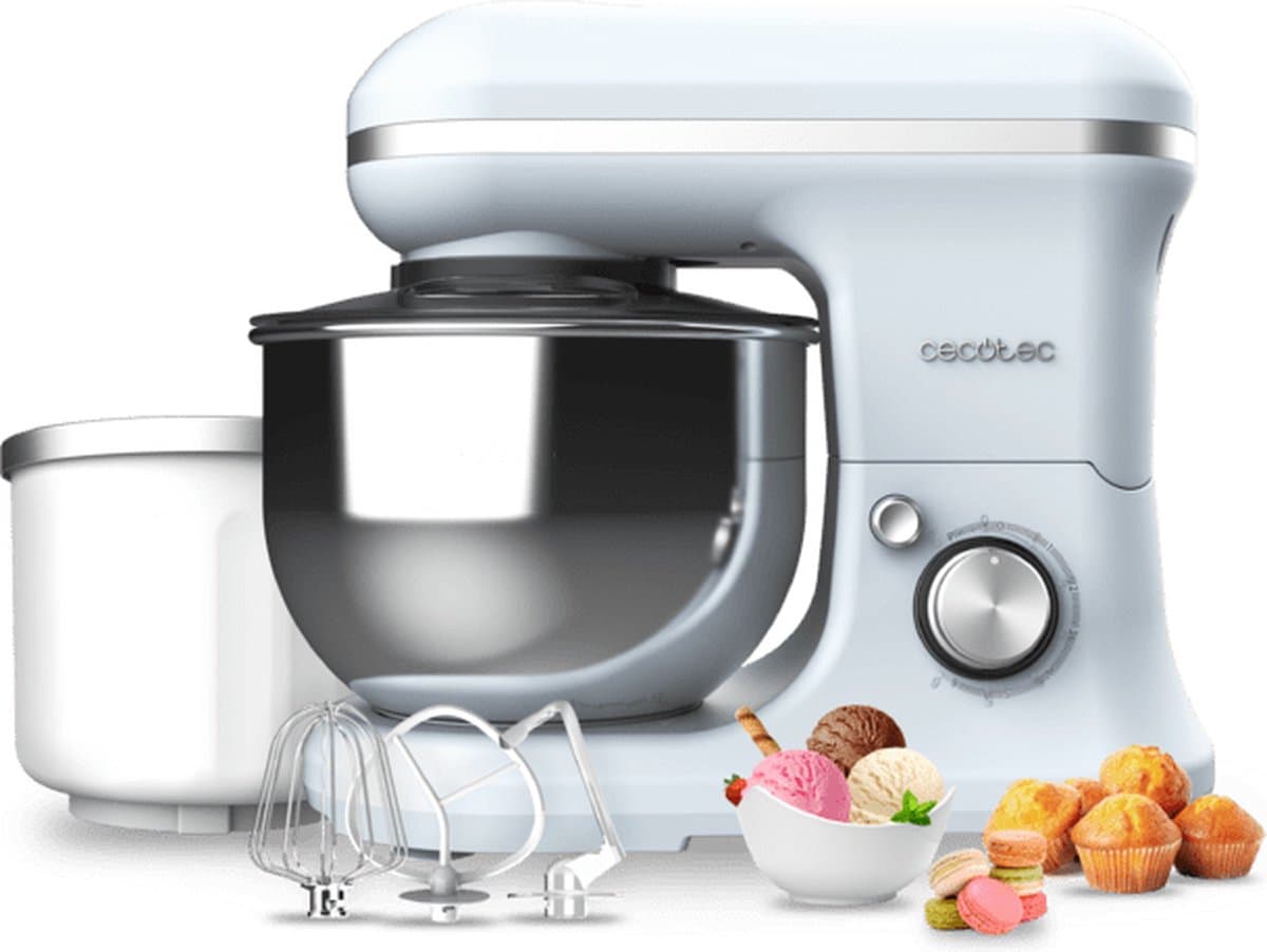 Cecotec - Mixer Merengue 5L 1200, Lichtblauw, Draaiknop, 1200 W, 220-240 V, 50-60 Hz — afbeelding 1