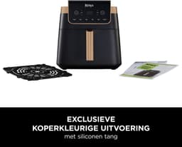 Ninja MAX PRO Enkel 6,2 l Vrijstaand 2000 W Heteluchtfriteuse Zwart, Roestvrijstaal — thumbnail 2