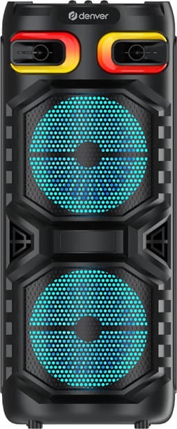 Denver Bluetooth Speaker Party Box - Discolichten - Partybox - Incl. Afstandsbediening - Microfoon Aansluiting - Micro SD / USB / AUX - BPS355 — thumbnail 1