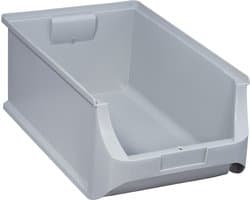 Magazijnbak – Opslagcontainer – Kunststof – Stapelbaar – 500x310x200 mm – Grijs