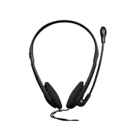 Canyon HS-01 Microfoon Plat 2m Headset - PC - Headset - Verstelbare Microfoon - Volumeregeling - Trendy Zwart-Oranje Ontwerp — thumbnail 4