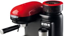 Ariete 1318/00 Moderna Espressomachine - Pistonmachine - met geïntegreerde koffiemolen - rood — thumbnail 5