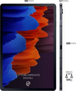 Samsung Galaxy Tab S7+ SM-T970 5G Snapdragon LTE 128 GB 31,5 cm (12.4") 6 GB Wi-Fi 6 (802.11ax) Android 11 Zwart — thumbnail 5