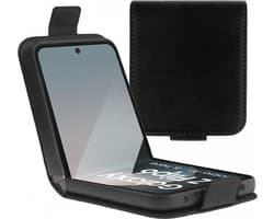 Rosso Element Geschikt voor Samsung Galaxy Z Flip 7 FE / 6 | Magneetsluiting | Stand Functie | Zwart