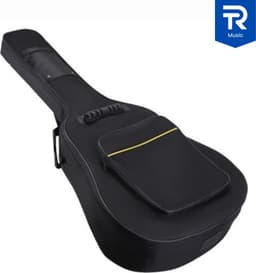 Luxe Gitaartas Voor Klassieke Of Spaanse Gitaar - Waterafstotend - Gitaar Rugzak - Gitaarhoes - 39 inches - 100 tot 105 cm - Zwart — thumbnail 4