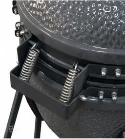 Kamado BBQ 38 cm – Keramische Houtskoolbarbecue – Compacte Tuin Grill — thumbnail 2