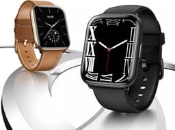 Belesy® LAOS – Smartwatch Dames – Smartwatch Heren – Horloge – 1.78 inch Touchscreen Kleurenscherm – Stappenteller – Hartslag – Zuurstofgehalte – 100+ Sporten – Calorieën – Bluetooth 5.1 – Rosegoud Roze Siliconen - Moederdag — thumbnail 4