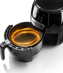 No-Oil Fryer Haeger Air Feast Digital 1500 W 3,7 L Black — thumbnail 2