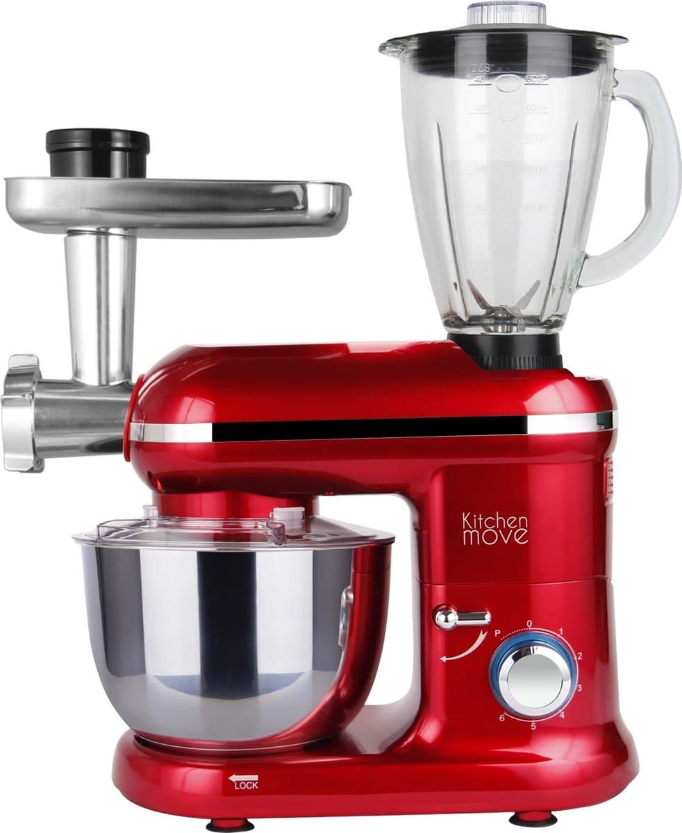 Keukenmachine, hakmolen en blender 5.5L DALLAS PRO — afbeelding 1