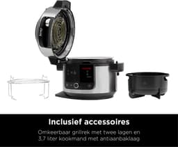 Ninja Foodi OL550EU Multicooker - 11 Kookfuncties - 6 Liter - Inclusief Airfryer, Stomen, Grillen, Pressure — thumbnail 6