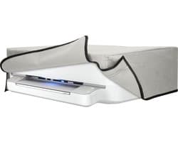 kwmobile hoes geschikt voor HP Envy 6020e / Envy 6055e - Beschermhoes voor printer - Stofhoes in lichtgrijs