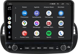 Carplay autoradio voor Fiat 500 zwart | Elegant design | 2007 t/m 2015 | Android 13 | Draadloos Apple Carplay & Android auto | 2GB + 32GB | 8-Core processor | Davilon | 2025 model | 2007 2008 2009 2010 2011 2012 2013 2014 2015 | Bluetooth & Wifi — thumbnail 5