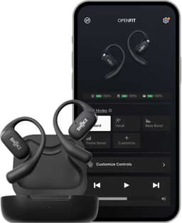 Shokz OpenFit - Open-Ear - Sporthoofdtelefoon - Zwart — thumbnail 4