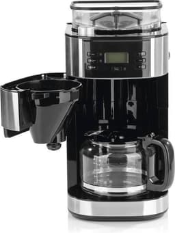 Barista Filterkoffiezetapparaat met Bonenmaler – Warmhoudfunctie, 24-uurs Timer, Permanent Filter – 10 Kopjes – Voor Bonen en Gemalen Koffie — thumbnail 3