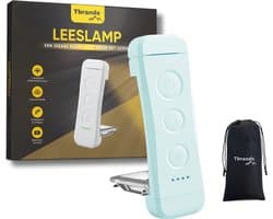 Tbrands® - LED Leeslampje met Klem – voor Boek - Amber licht - USB Oplaadbaar - Voor in Bed