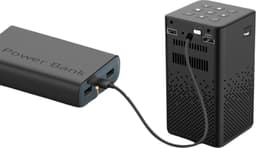 Thuys - Beamer Mini - Projector Set - Thuisbioscoop Set - Zwart, Draagbaar, Smart — thumbnail 4