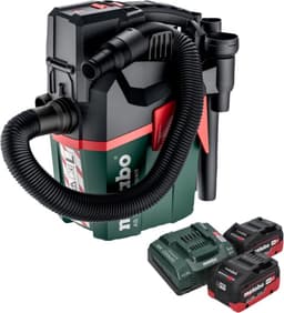 Metabo AS 18 L PC Compact accustofzuiger 18 V 6 l IPX4 stofklasse L nat en droog + 2x accu 5,5 Ah + oplader — thumbnail 3