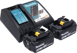 Makita DVC 750 LRM accustofzuiger LXT 18 V 67 mbar 7,5 l borstelloos + 2x accu 4,0 Ah + oplader — thumbnail 2
