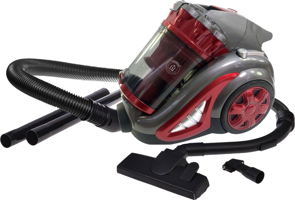 Herzberg HG-8047RED: Stofzuiger Zonder Stofzak Met Meerdere Cyclonen — afbeelding 1