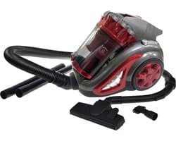 Herzberg HG-8047RED: Stofzuiger Zonder Stofzak Met Meerdere Cyclonen