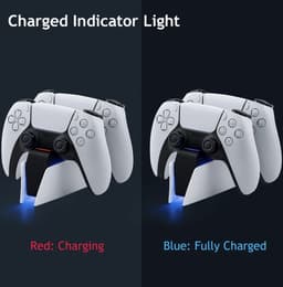 Oplaadstation geschikt voor Playstation 5 | Geschikt voor Sony PS5 | Dual charge | LED Indicatie | Charging station — thumbnail 6