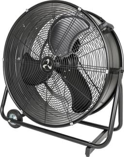 CasaFan DF600 Eco IP54 SL Vloerventilator 123 W (Ø x h) 65 cm x 77 cm Zwart (mat) Zwenkbaar — thumbnail 3