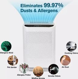 Augienb -  Luchtreiniger met HEPA filter 5-in-1 — thumbnail 5