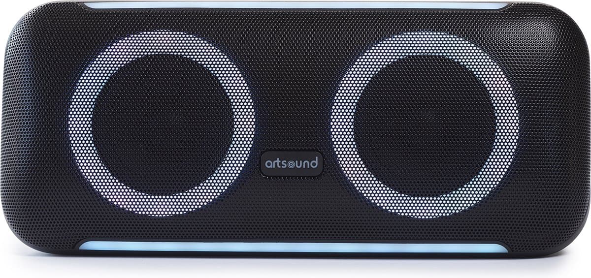 ArtSound - LIGHTBEATS M, portable BT speaker, zwart — afbeelding 1