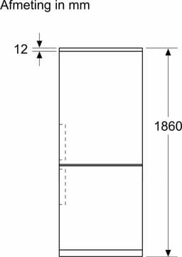 Bosch KGN36VICT - Serie 4 - Koelkast - Koel-vriescombinatie - Total No Frost - nooit meer ontdooien - RVS - Energielabel C - Zeer stil - Extra veel ruimte voor je verse etenswaren met VitaFresh — thumbnail 4