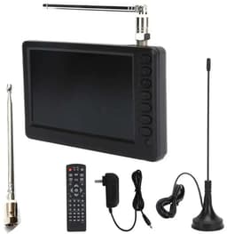Stemily 5-Inch Mini TV - Televisie - Draagbaar - 800x480 - Digitaal & Analoog - FM-radio - USB - SD-Kaart - 13,8x2,3x8,5cm — thumbnail 1