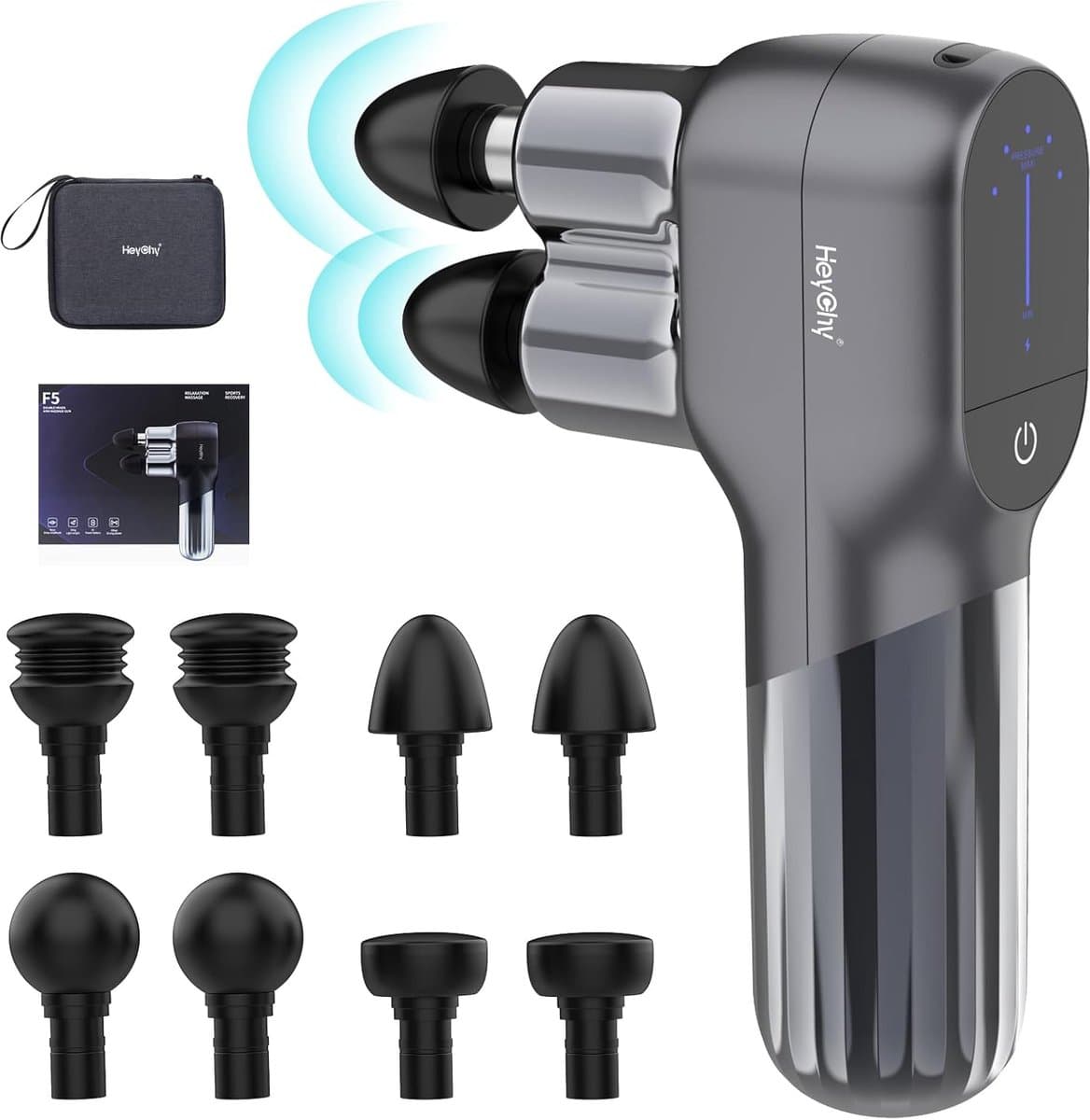 Mini Massagepistool voor Diepe Spiertherapie en Ontspanning - Draagbaar Handpistool voor Atleten — afbeelding 1