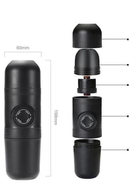 WiseGoods Premium Camping Koffiezetter - Draagbare Espresso Machine - Compacte Koffiemachine - Outdoor Koffie - Coffee Maker — thumbnail 3