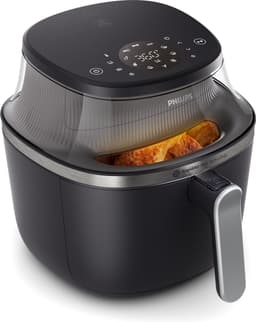 Philips 3000 Series Airfryer - NA341/00 - Kijkvenster - RapidAir Plus - 7.2L - Tot 6 Personen - Zwart — thumbnail 2