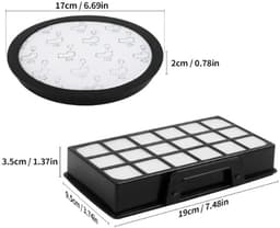 2x SET FILTERS vervanging VOOR ROWENTA TEFAL STOFZUIGER - VERVANGINGSFILTER ZR006001. ROWENTA: RO692 RO693 RO694 RO695 RO696 RO697 RO698 RO699 RO721 RO722 RO723 RO724 RO725 RO726 RO727 RO728 TEFAL: TW695 TW698 TW699 TW723 TW724 TW726 — thumbnail 3