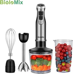 Jurrys Blender - Mixer - Stamper - 1200W - 4 in 1 - Roestvrijstaal - High power - Smoothie — thumbnail 1