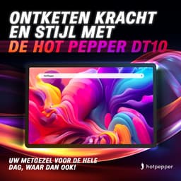 Hot Pepper DT10 Android Tablet 10 Inch - 4GB RAM - 128GB Geheugen - Met Screenprotector — thumbnail 2