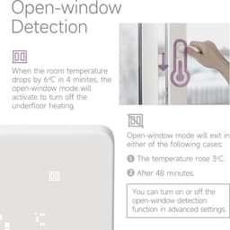 WIFI Verwarmingsthermostaat Programmeerbare Kamerthermostaat - Beok Tuya Slimme Thermostaat - Compatibel met Tuya Alexa Google Home 3A — thumbnail 3