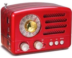 Retro Bluetooth Speaker - Compact Ontwerp - Draagbaar Met Oplaadbare Functionaliteit