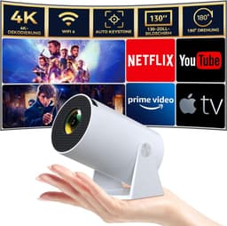 Mini beamer - Projector - Beamerscherm - Projectiescherm - Outdoor & Indoor Projector - — thumbnail 1