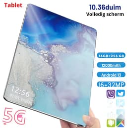 5G 2025 Nieuwe Wereldwijde Versie 10,36 Inch Tablet Android Bluetooth Tablet-pc Netwerk - Blauw — thumbnail 5