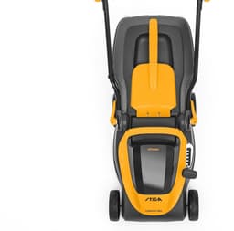 Accu Grasmaaier met 34 cm Snijbreedte en Draagbare Accu's, Ideaal voor de Tuin — thumbnail 4