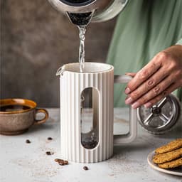 ZUIGER KOFFIE-/THEEZETAPPARAAT 1000 ml KLAUSBERG KB-7753 WIT — thumbnail 3