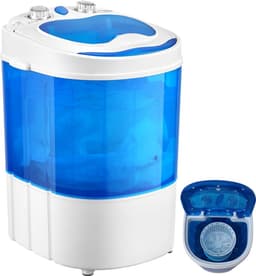 Mini Wasmachine met Centrifuge - Voor Kleine Wasgoed - Meerdere Programma's - — thumbnail 1
