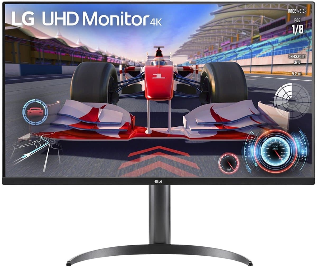 LG 32UR550K-B computer monitor 80 cm (31.5") 3840 x 2160 Pixels 4K Ultra HD LCD Zwart — afbeelding 1