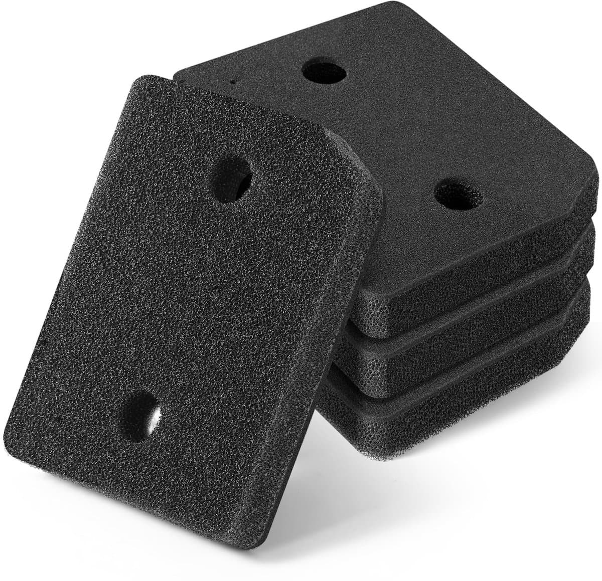 4 stuks -Droger Filter Sponsfilter -Filter spons filter filter pad voor stomerijmachine -210x158x32mm -Geschikt voor Miele T1 9164761 -Geschikt voor Miele wasdrogers Warmtepompdrogers -Vervangend sponsfilter -zwart — afbeelding 1